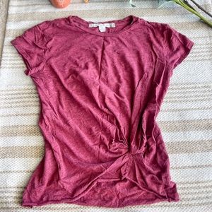 Chelsea & Violet maroon top